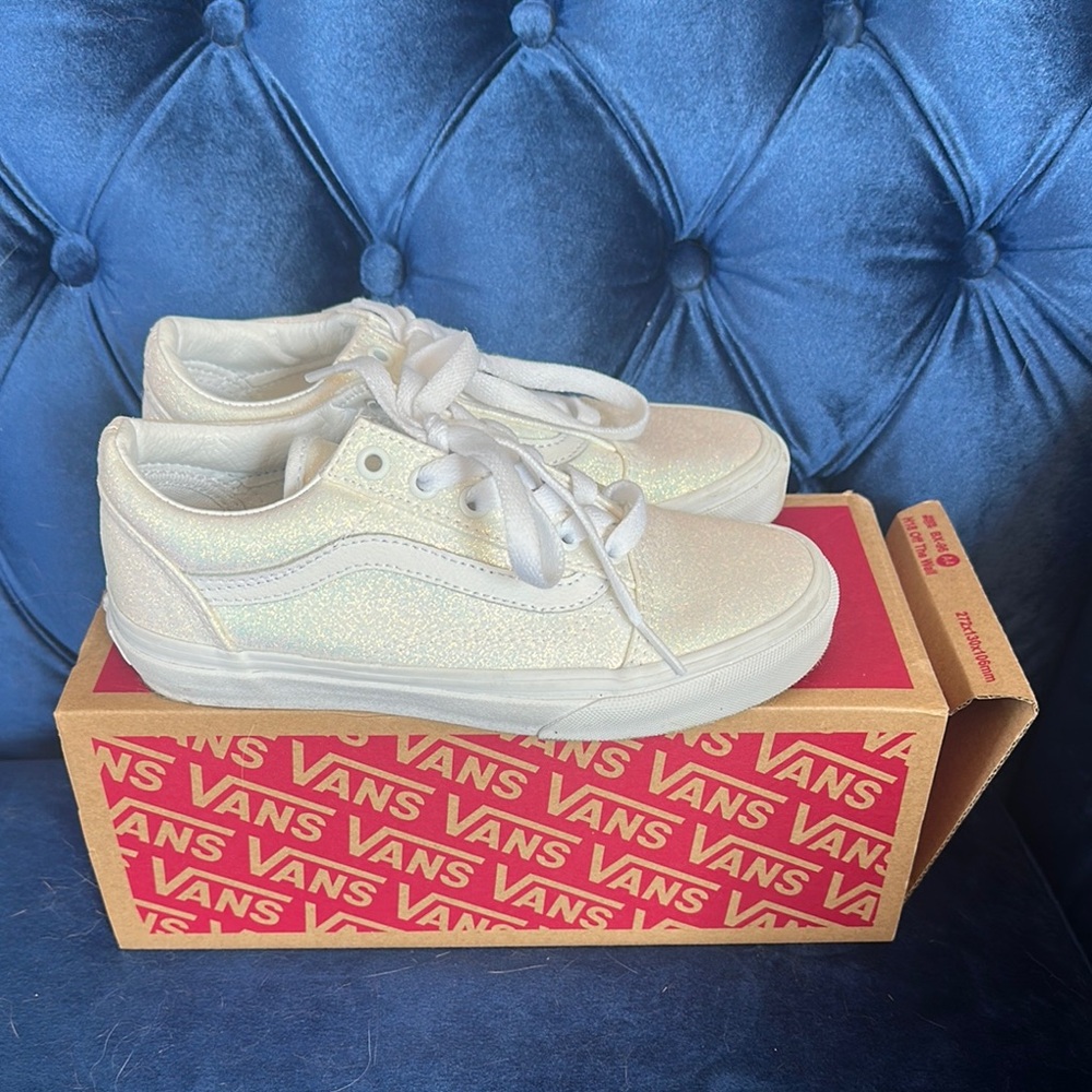 Vans Kids Sneakers Old Skool 1497909 Giltter white